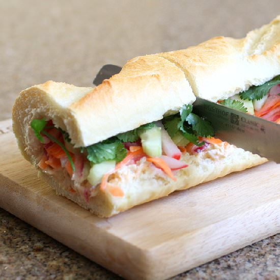 Chicken Salad Banh Mi