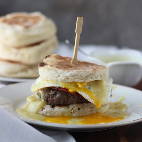 Eggs Benedict Burgers