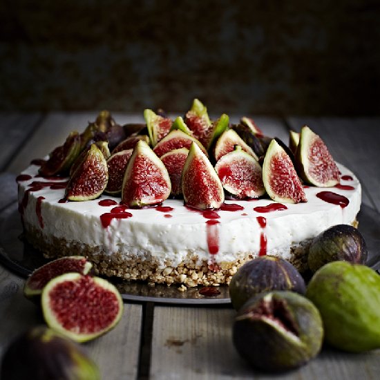 Figs Semifrosted Cake