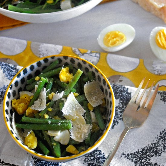 Green Bean and Eggs Salad