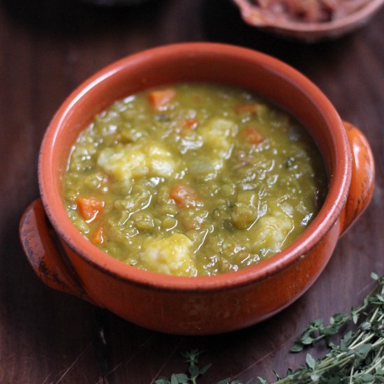 Smoky Split Pea Soup