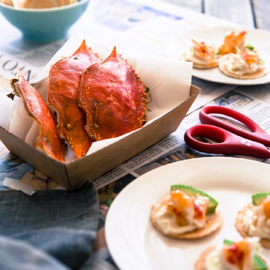 Crab, Avocado & Sweet Chilli Bites