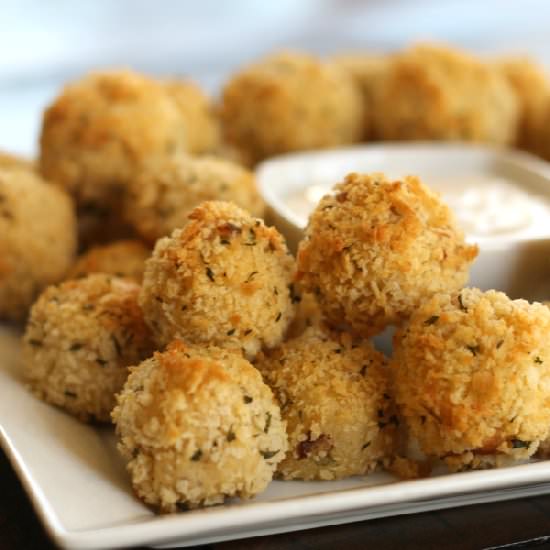 Baked Loaded Potato Puffs