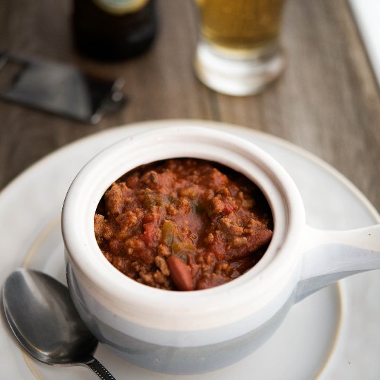 Italian Beer & Beef Chili