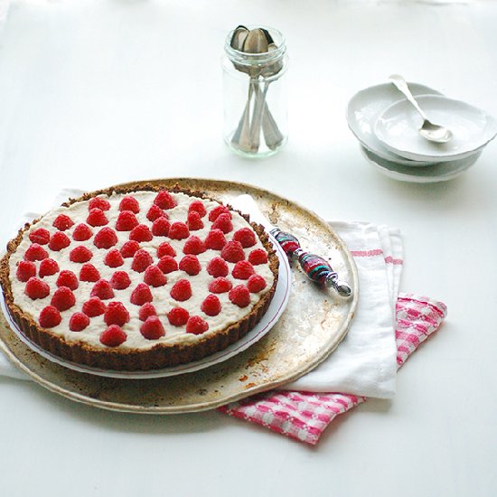 Rose & Raspberry tart