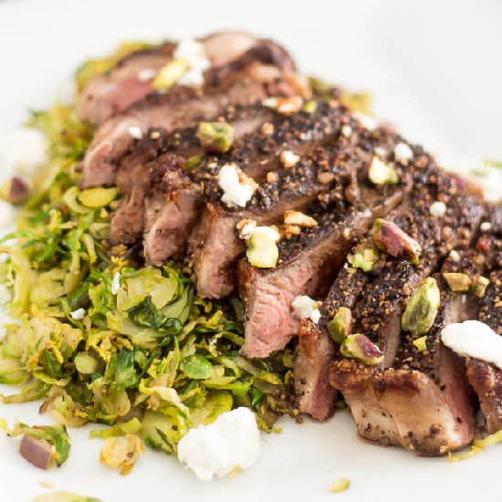 Perfectly Crusted Strip Steak