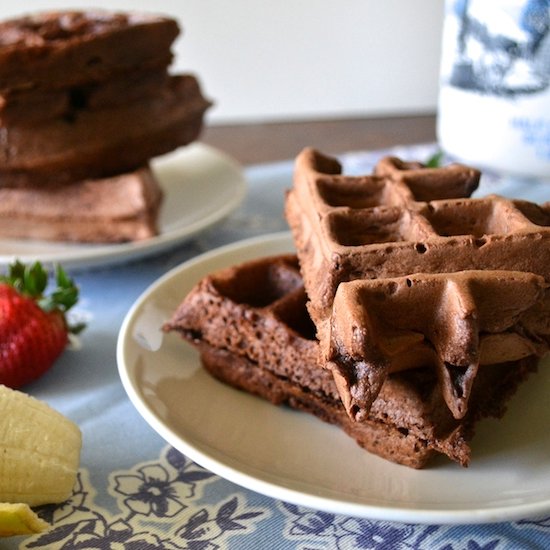 Mexican Chocolate Waffles