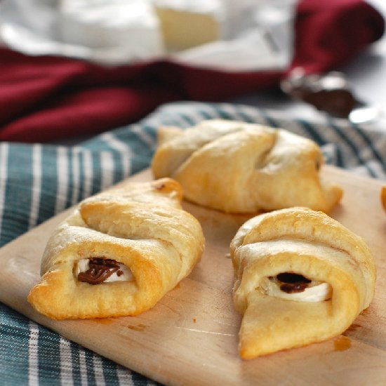 Brie Nutella Rolls