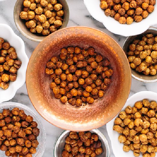 Spiced Crispy Chickpeas