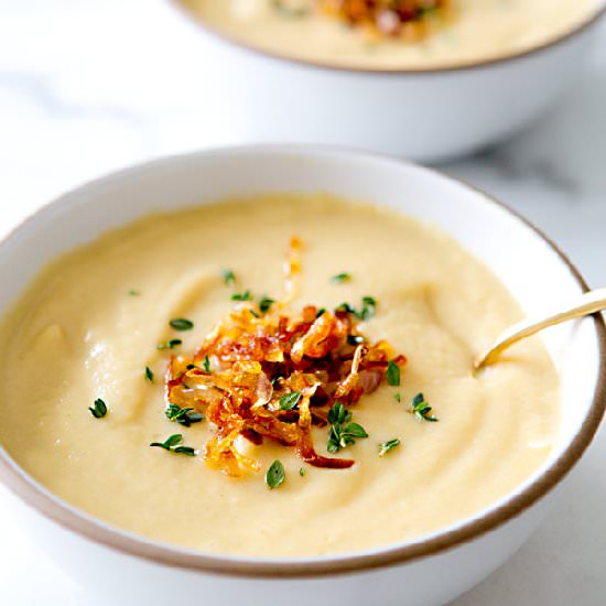 Roasted Sunchoke Soup