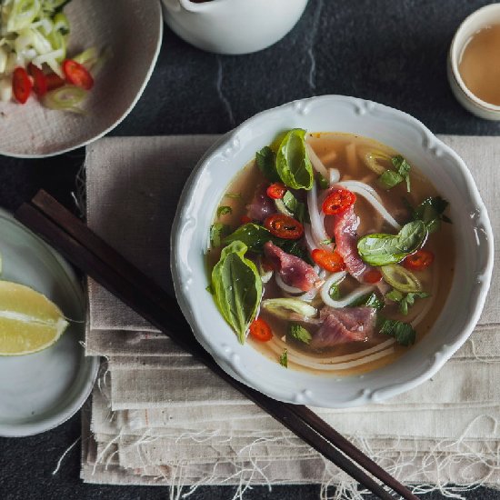 Vietnamese Beef Pho Soup