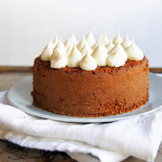 Banana Cake with Honey Frosting