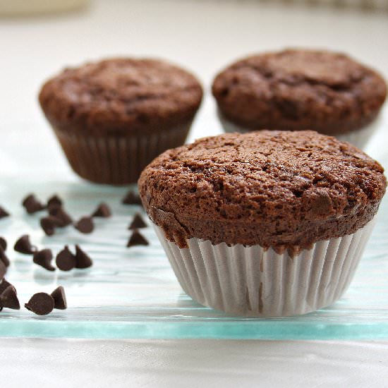 Moist Double Chocolate Muffins