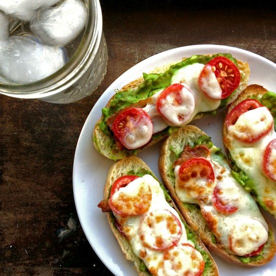 Bacon Avocado Tomato Toasts