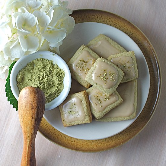 Green Tea Shortbread