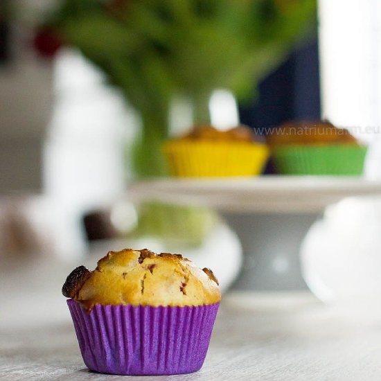 White Chocolade & Raspberry Muffins