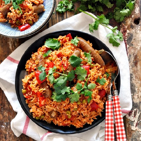 Mexican Rice with Sausage