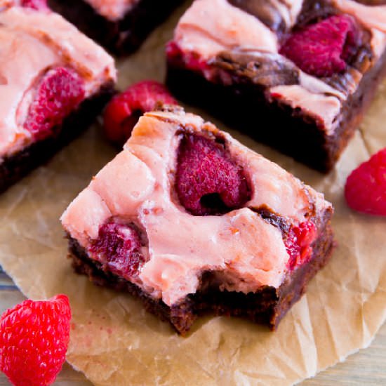 Raspberry Cheesecake Brownies