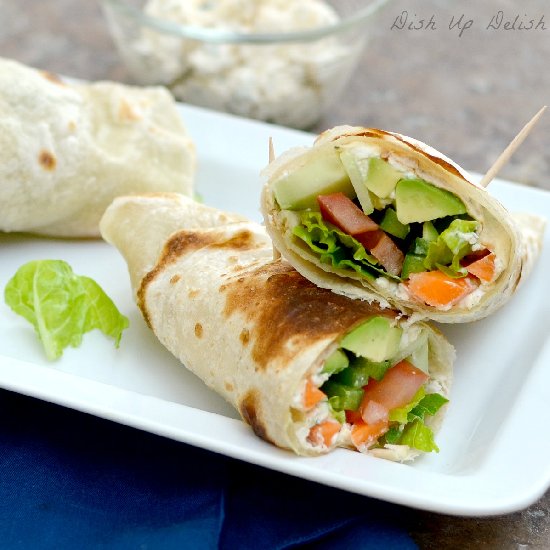 Avocado Veggie Wraps