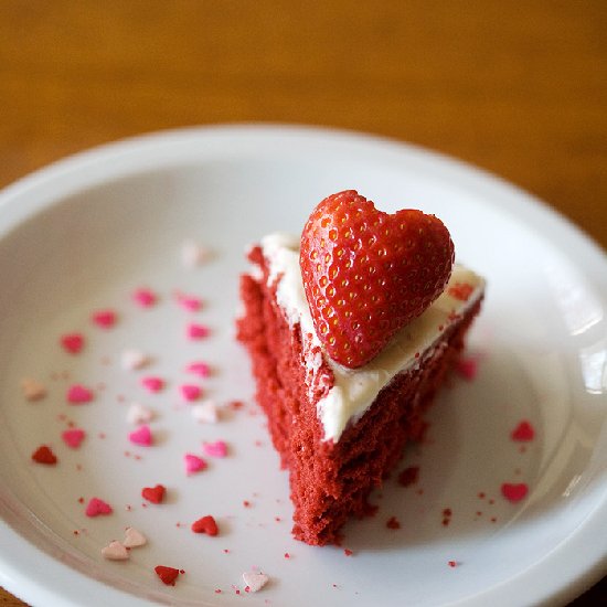 Red Velvet Sweetheart Cake