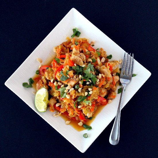 Spaghetti Squash Pad Thai