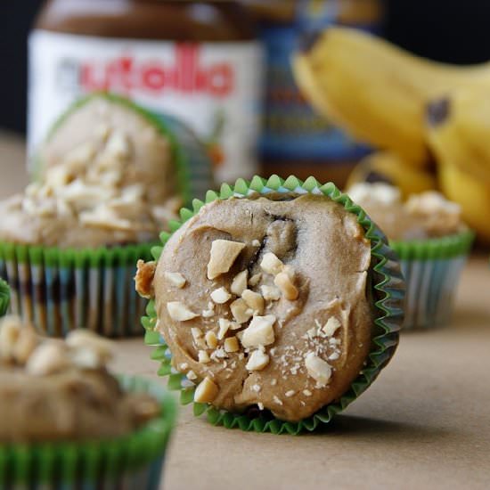 Peanut Butter & Banana Muffins