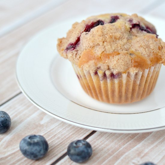 Blueberry Streusel-Topped Muffin