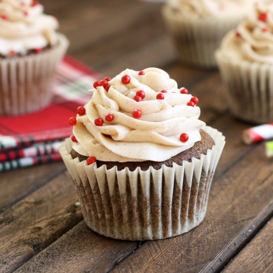 Gingerbread Cupcakes