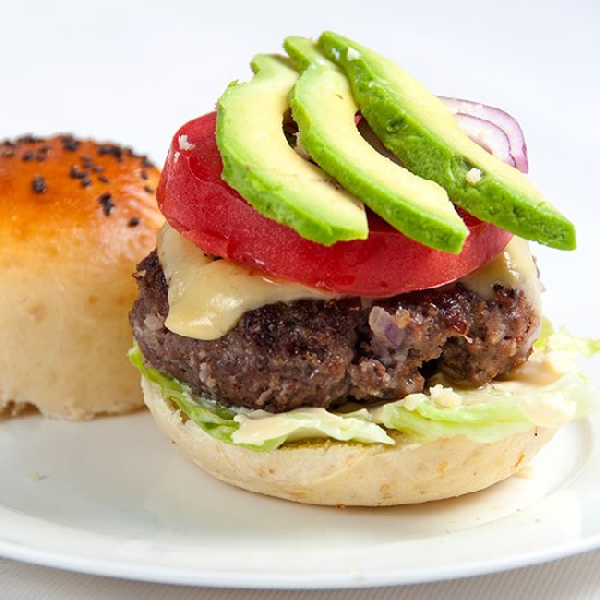 Avocado Beef Burger