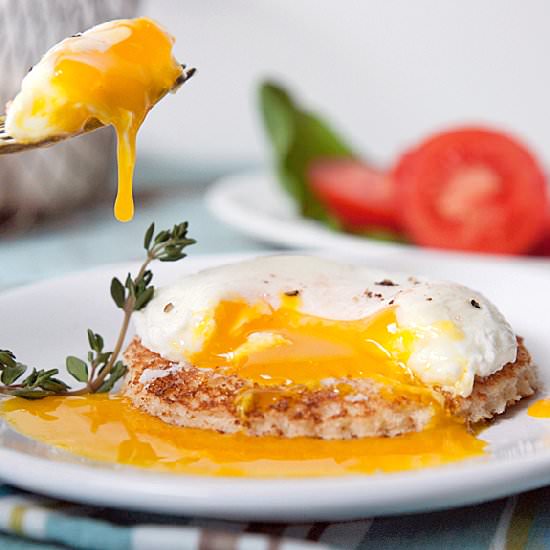 Poached Egg with Fresh Thyme