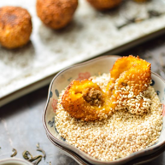 Deep Fried Tang Yuan