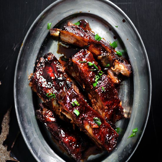 Caramel Soy Sauce Sticky Ribs