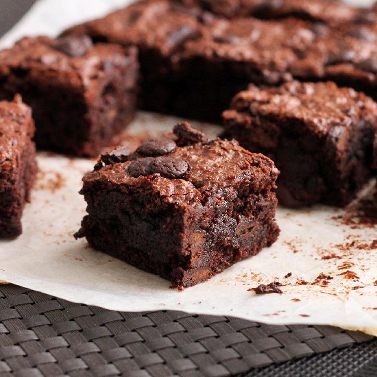 Gluten-Free No-Butter Brownies