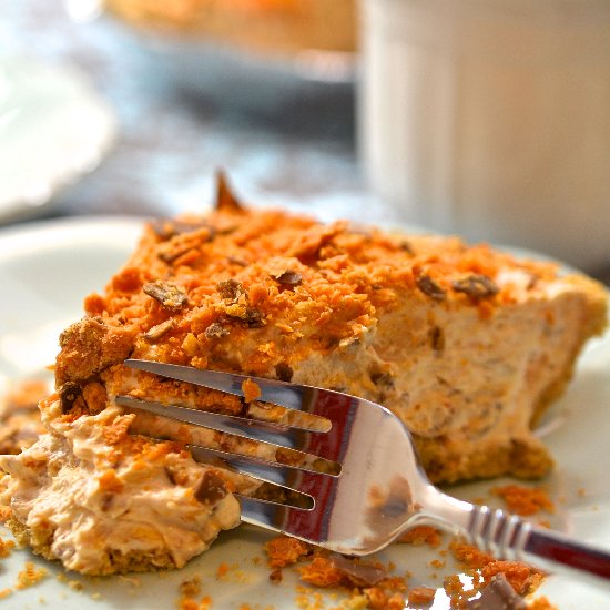 Skinny Butterfinger Pie