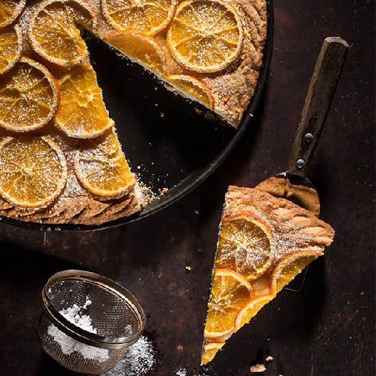 Vegan Cake with Orange