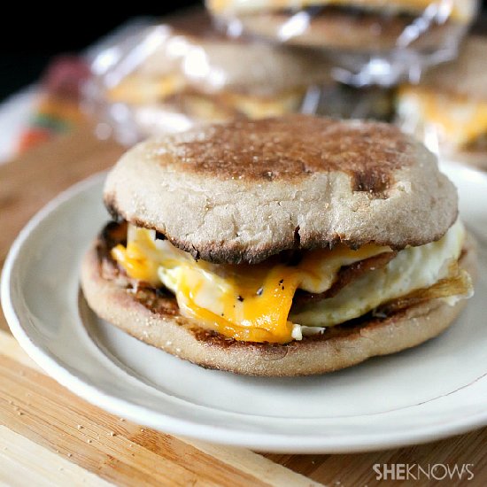 Freezer Breakfast Sandwiches