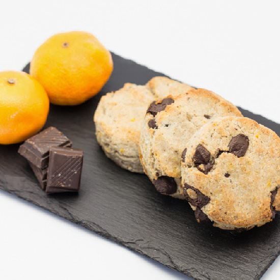 Chocolate Mandarin Scones