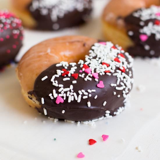 Boozy Chocolate Dipped Donuts