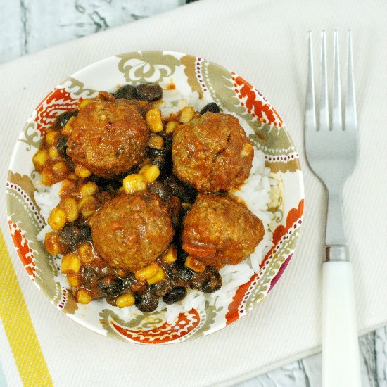 Mexican Style Slow Cooker Meatballs