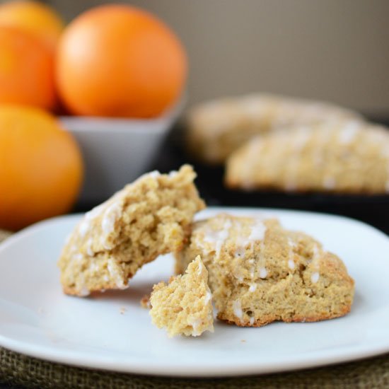 Whole Wheat Orange Scones