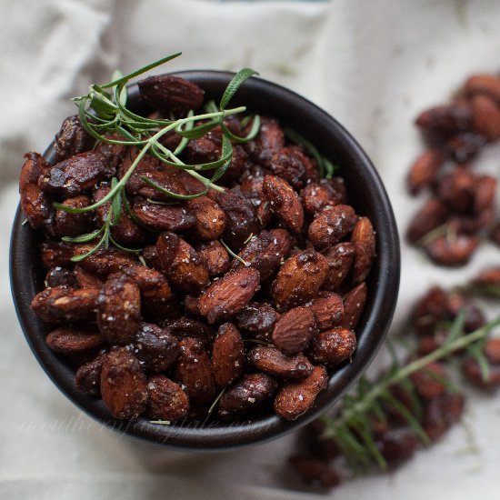 Honey Chipotle Spiced Almonds