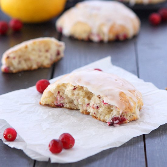 Fresh Cranberry Lemon Scones