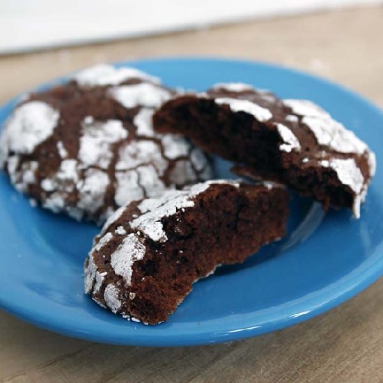 Chocolate Bourbon Crinkles