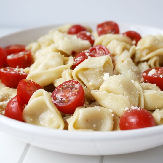 Parmesan Tortellini & Tomatoes