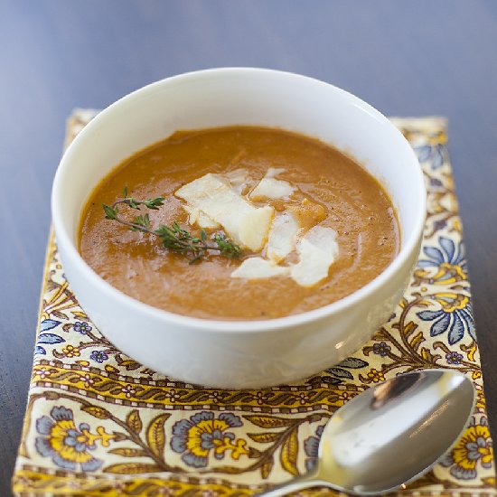 Roasted Tomato & Cauliflower Soup