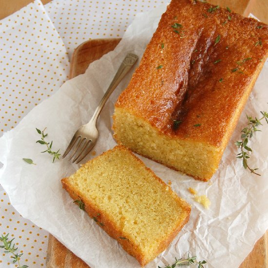 Lemon and thyme cake