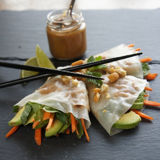 Avocado Spring Rolls