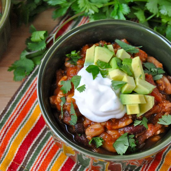 Crock Pot Pumpkin Chili