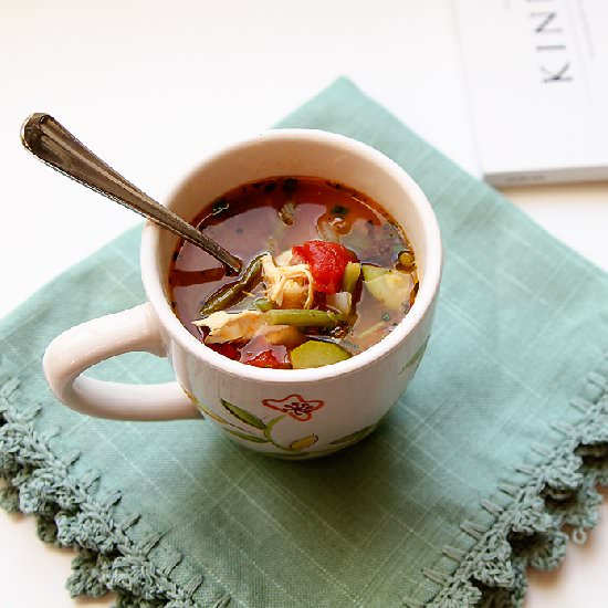 Italian Chicken Vegetable Soup