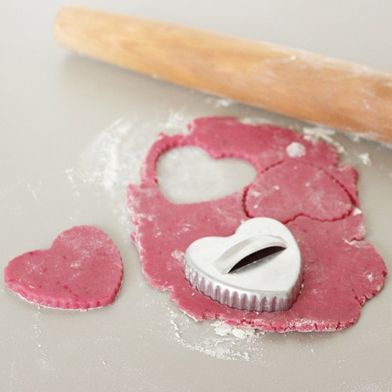 Dye-Free Pink Sugar Cookies